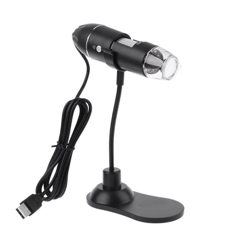 Цифровой микроскоп ручной USB для HD-инспекционной камеры с увеличением 0-1000x и регулируемой подставкой для Windows