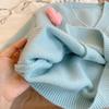 Вязаный кардиган с 3D сердечками для девочек - Модный топ 2025 для малышек