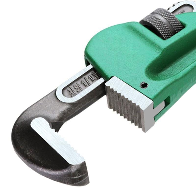 Large Opening Spanner 8/14inch Steel Professional for Industrial Application Home Repair Pipes Vise Building Wrench