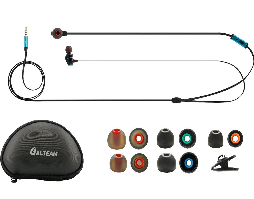 Manufacturer Earphones for Realistic Stylish ALTEAM [Genuine Product] [12-Month Warranty] High-Resolution Hands-Free iPhone, Android, Smartphones,