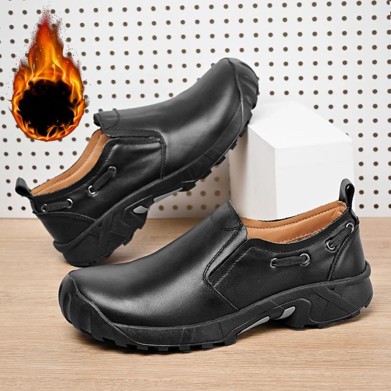 Модные мужские повседневные кроссовки Кожаные мужские лоферы Обувь без застежек Мужская обувь для вождения Горячая распродажа Мокасины Ручной работы Дышащая обувь для ходьбы