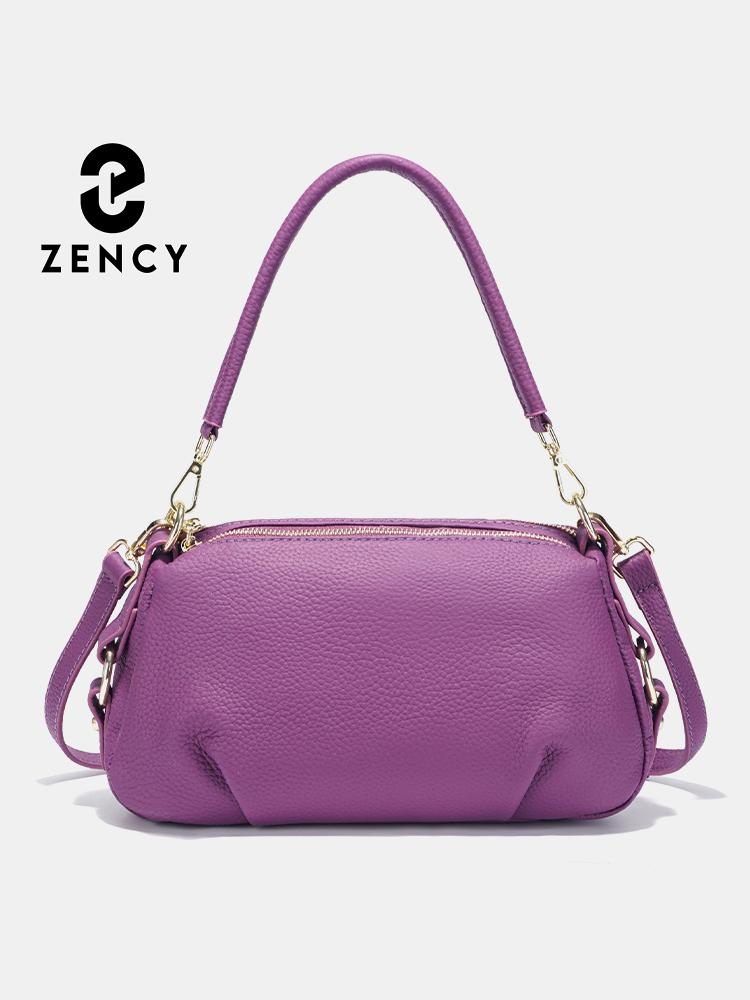 Женская сумка Zency из натуральной кожи, очаровательная сумка-подушка