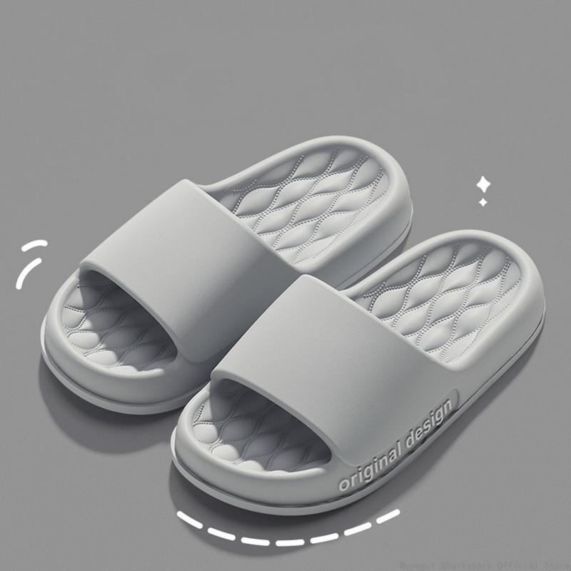 2023 Trend New Summer Men Slippers Eva Soft Bottom Cloud Slides Light Beach Shoes Male Indoor Outdoor Sandals Thick Sole Slides