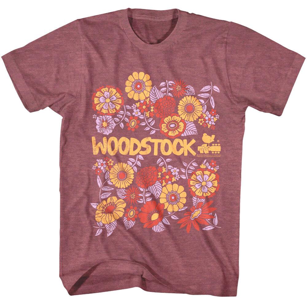 Woodstock Hippie Flowers Men T Shirt