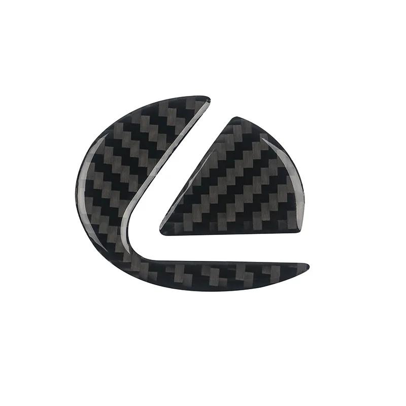 Car Steering Wheel Decorative Stickers Carbon Fiber Emblem For Lexus F SPORT ES RX NX LS UX LM LX GX LC RZ IS CT GS RC HS SC TX