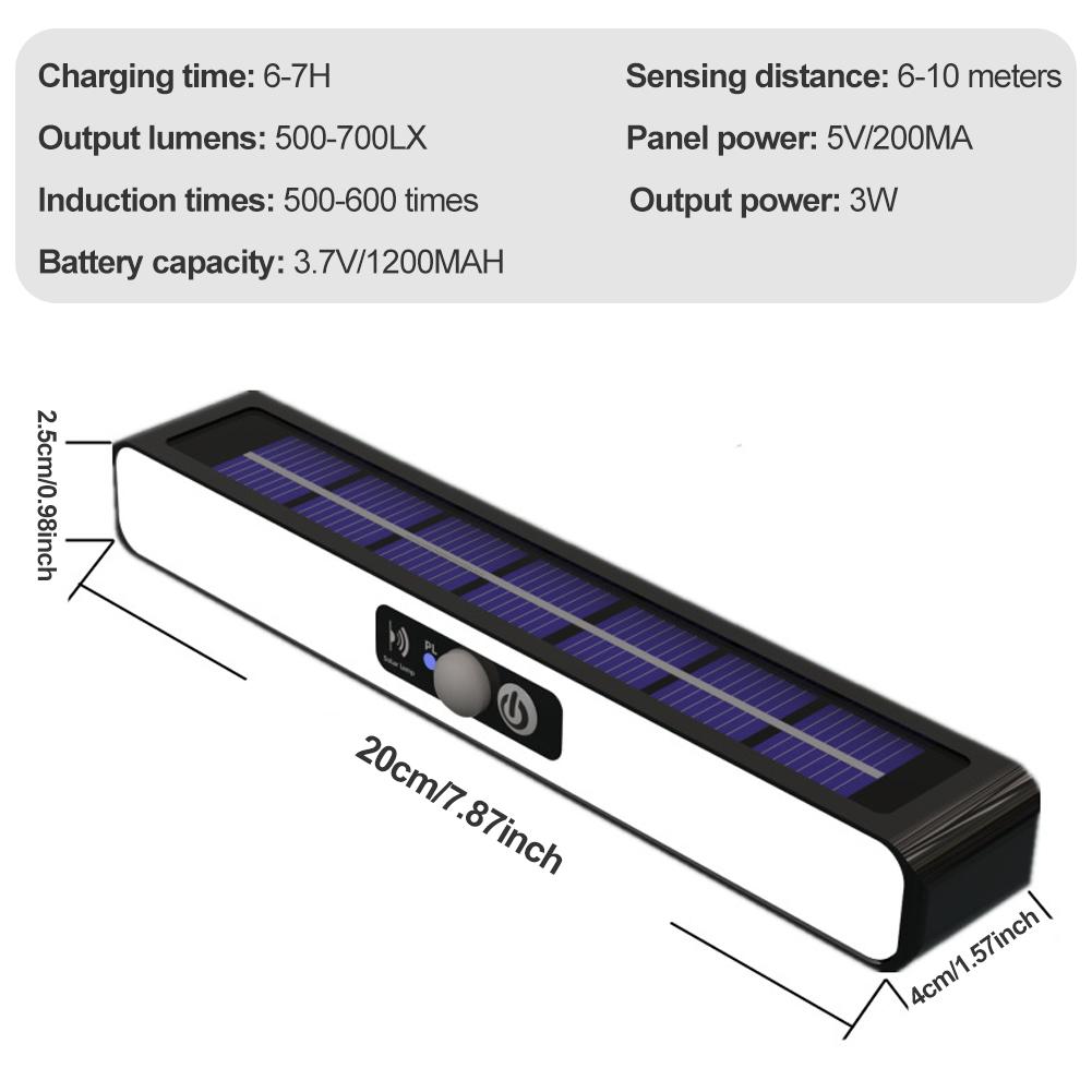 36 светодиодных уличных солнечных ламп с датчиком движения, 3 режима, водонепроницаемые лампы для сада, гаража, дорожки