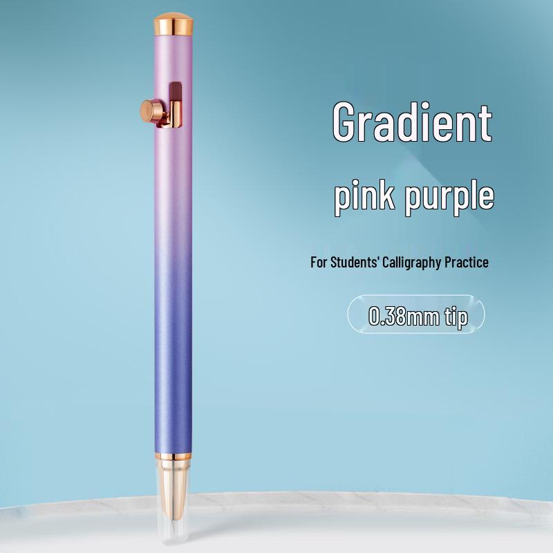 Сменная чернильная картриджная перьевая ручка - Двойное использование для студентов и каллиграфии, Высокий внешний вид, Градиентный цвет