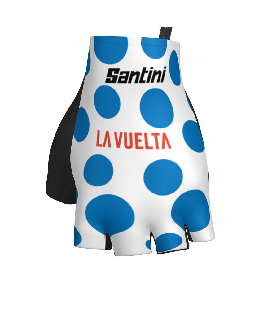 Santini LA VUELTA - POLKA DOT JERSEY GLOVES XL Cycling Gloves