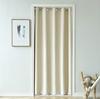Stylish Plain Beige Shielding Partition Door Entrance Room Privacy Width 100cm X Length 1 Piece Curtains, Insulated, Soundproof, Light-blocking,