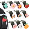 Car Seat Back Hook Universal Multifunctional Cartoon Storage Hook Automatic Rear Seat Mobile Phone Tablet Holder Hanging Hooks