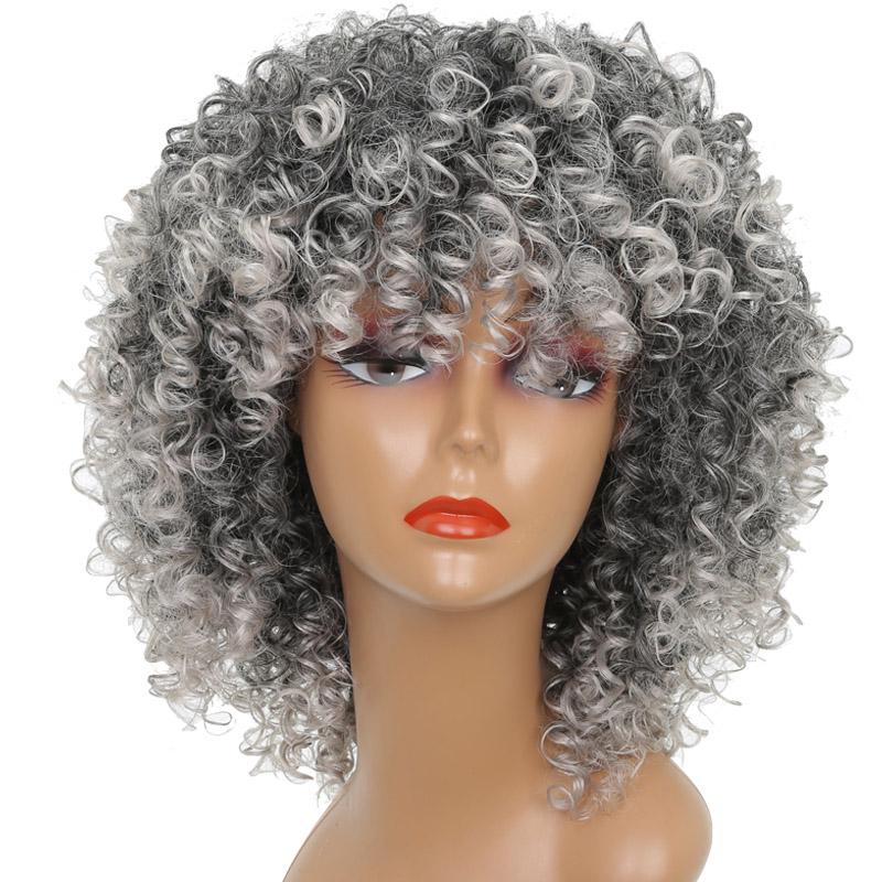 Missqueen Long Red Black Afro Wig Kinky Curly Wig для женщин синтетические парики