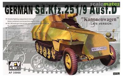 AFV Club 1/35 Sd.Kfz.251/9 AusfD Kannonenwagen Пластиковая модель