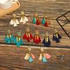 Ethnic Style Tassel Long Temperament Earrings Women'S Retro Yunnan Fashion Personality Versatile Earrings