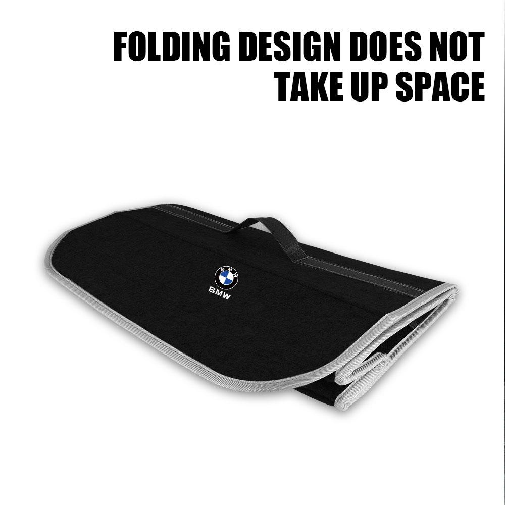 Складной, большой емкости, удобный автомобильный ящик для хранения, высококачественный войлочный ящик, аксессуары для автомобилей BMW серий E52 E90 E91 E92 X1 X4