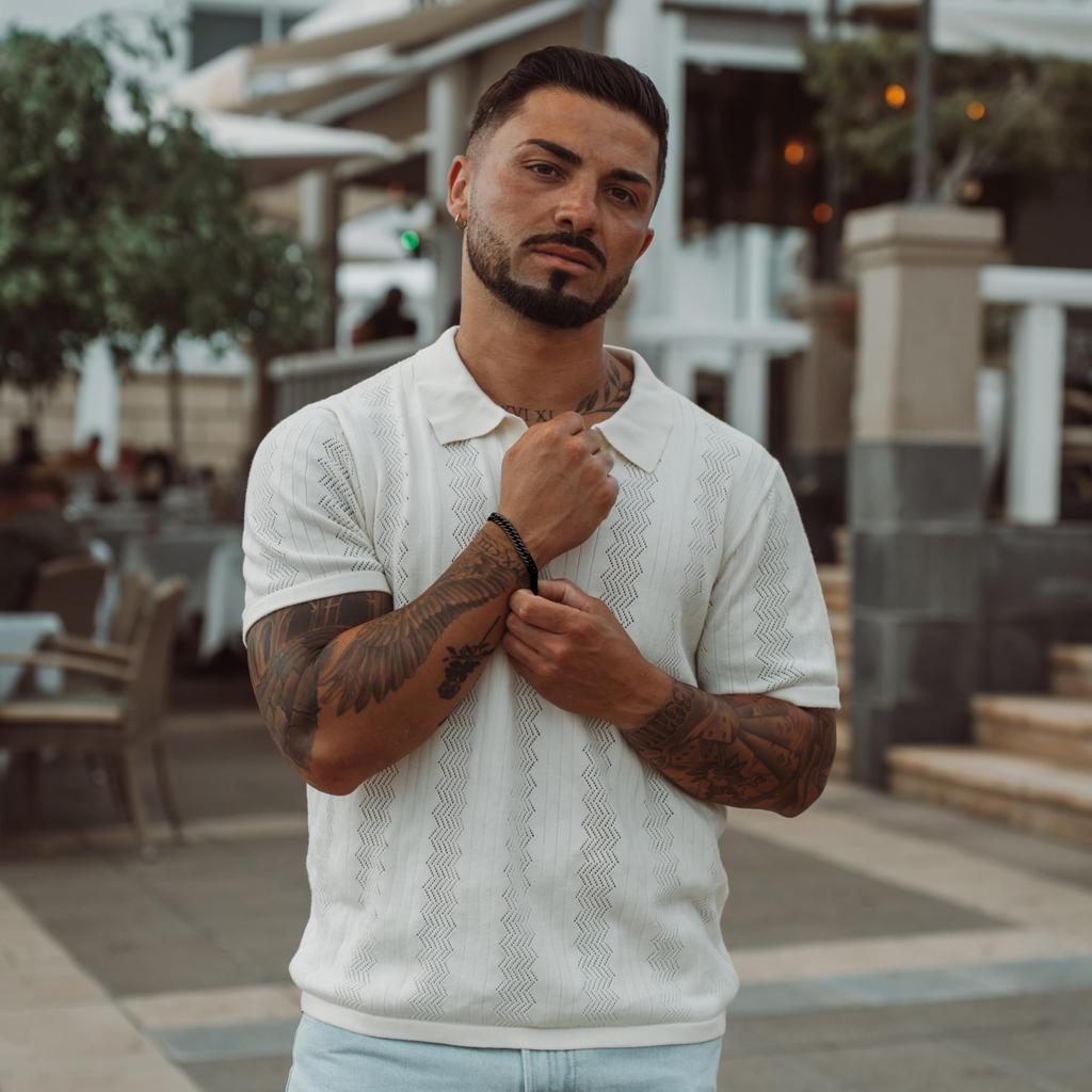 Black Bracelet Stainless Steel Jewelry Bangle Braided Wrap Male Wrist Chain Birthday Gift [SERASAR] Men's Men's