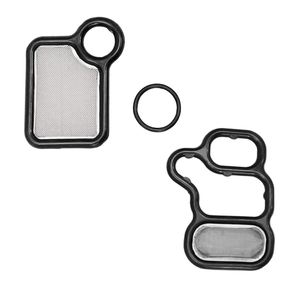 15845-RAA-A01 VTEC Solenoid Gasket kit, VTC Solenoid Spool Valve Cover with VVT Solenoid O Ring fit for 2002-2015 Honda Accord Element Civic CRV Si
