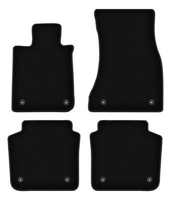 BASIC Black Velour Floor Mats For: BMW 7 G12 Sedan Long (2015-)
