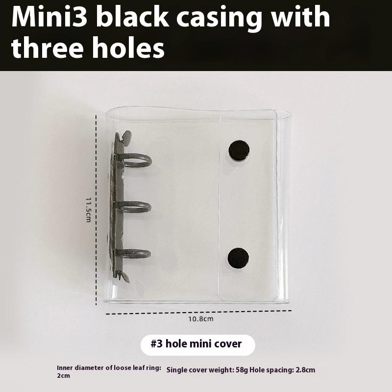 Сделай сам Наклейки для ногтей Книга для хранения накладных ногтей с двойной пряжкой 3 отверстия Зажим для карточек Дисплейная доска Простой альбом для ухода за ногтями