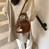 Дизайнерская сумка Boston Bag Премиум-фактурная сумка Модная маленькая квадратная сумка через плечо