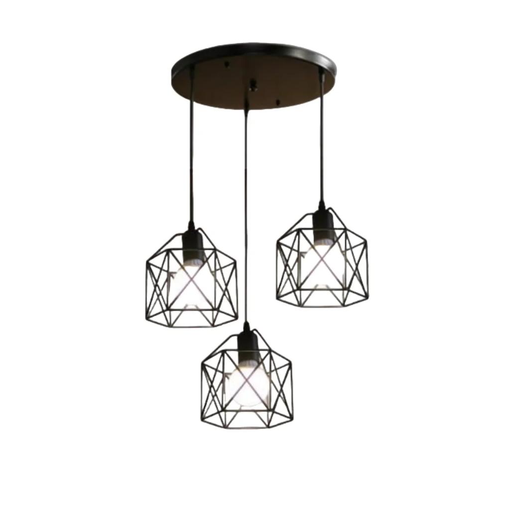 Минималистичный черный подвесной потолочный светильник с 1/3 плафонами, индустриальный подвесной абажур, декор для спальни, кухни, гостиной, балкона, освещение