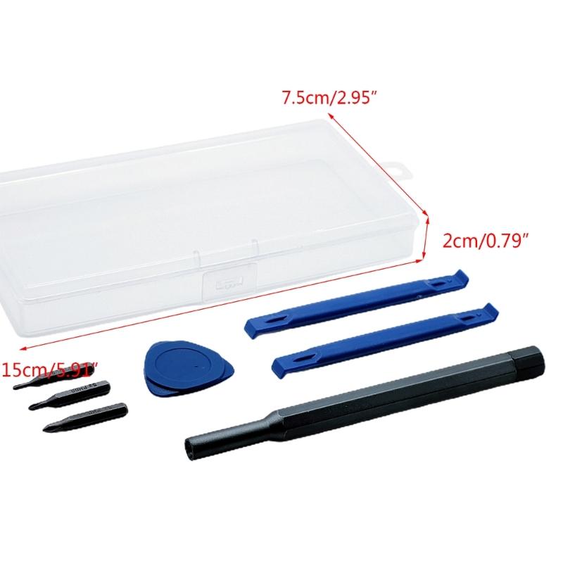 8/9/10Pcs Spudgers Tools Screwdriver Pry-Bar PH000 PH00 PH0 Triangle Picks Console Repairing Tools Set for Steam Deck