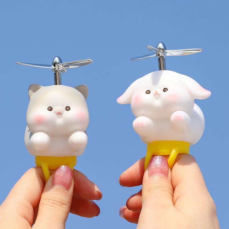 Cartoon Bicycle Cute Bamboo Dragonfly Tie-on Ornament for Motorcycle & Electric Car Decoration