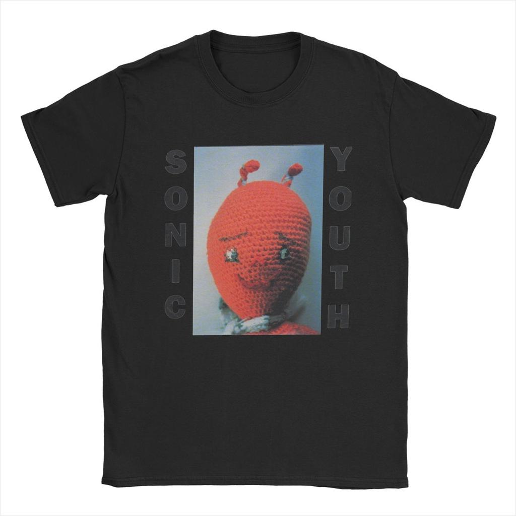 Мужские футболки Sonic Youth Хлопковые топы Новинка Футболка с коротким рукавом и круглым вырезом Вечеринка Футболка