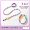 Bold Dog Nylon Cloud Bubble P Rope Средний и маленький поводок для собак Тедди с золотистой шерстью Взрывобезопасный поводок для домашних животных