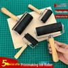 6cm Rubber Ink Roller Brush for Printmaking and Art Plate Rubbing