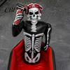 Decorative Cooler for Theme Parties Halloween Inflatable Skull Ice Bucket, Pirate Skeleton Drink Party, Party Decorations Yard Thickened PVC Portable