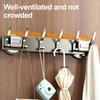 Bathroom Hook with Stable Suction Space Aluminum Tool-Free Installation Wall-mounted Heavy-duty Bathroom Hanger