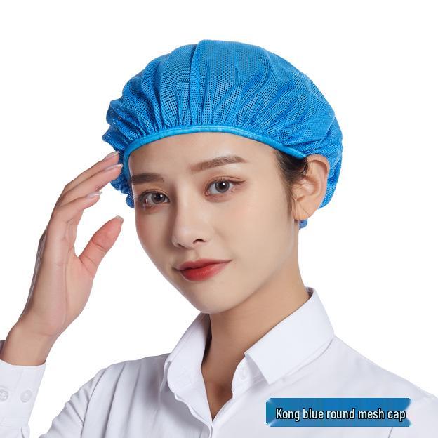 Breathable, Easy-to-Clean, Dust & Oil-Resistant Work Cap for Catering & Noodle Shops