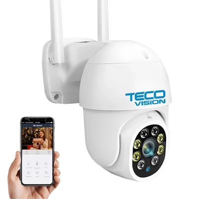 TECO VISION 5 Мегапикселей 360° Аудио + Микрофон 128 ГБ WIFI PTZ PTZ5DF