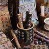 30 Sheets Chinese Style Vintage Calligraphy Note Paper Non-Sticky Material Paper Retro Text Decorative Scrapbooking Journal