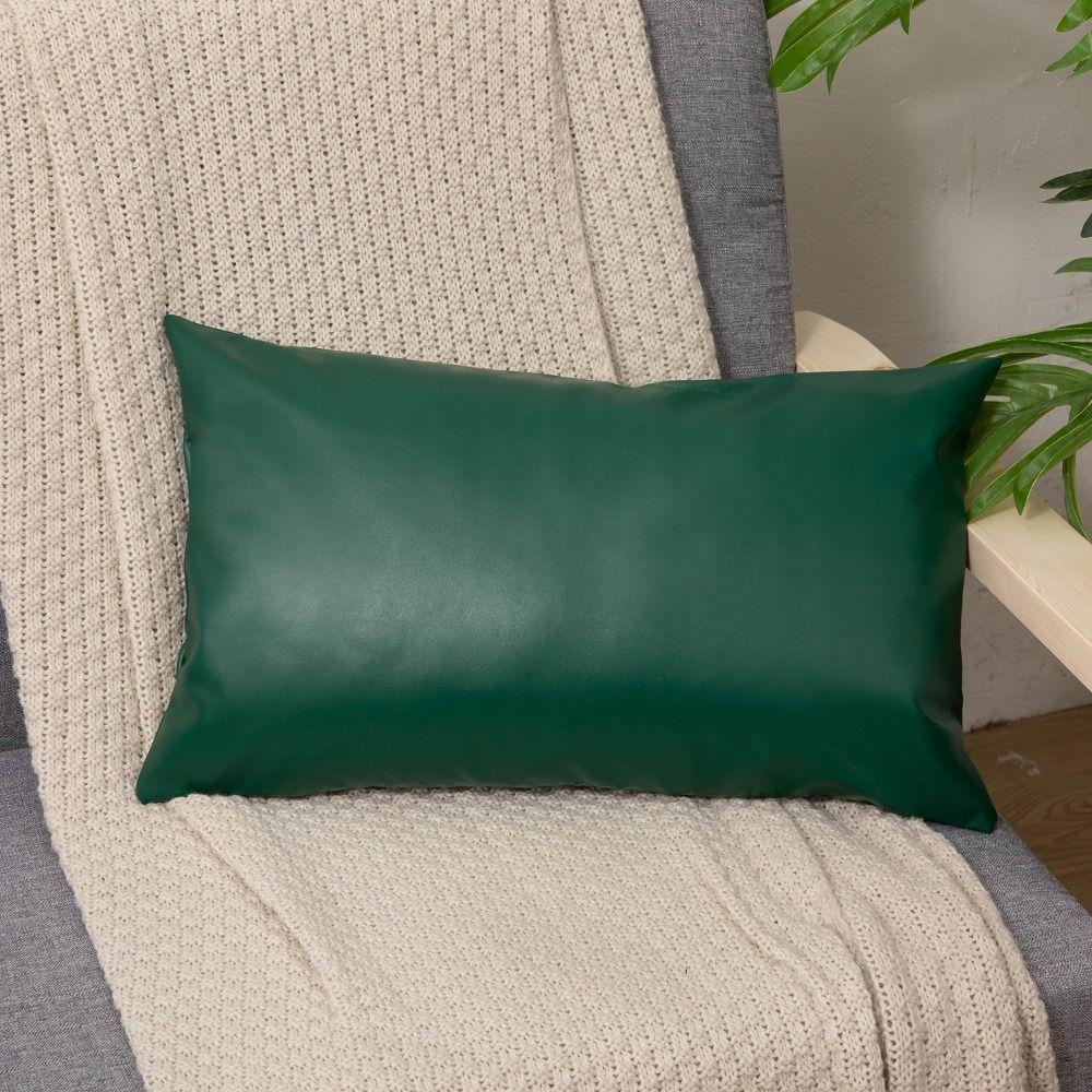 30x50cm Pillow Case PU Leather Pillow Shell Home Decor Throw Pillows Cover Hotel