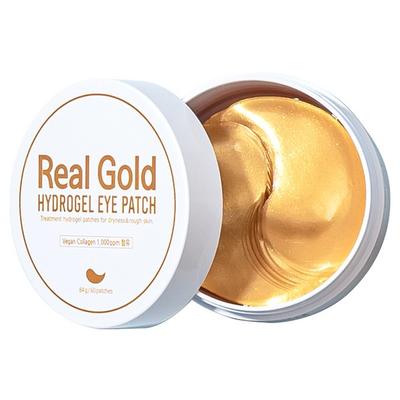 Гидрогелевые патчи для глаз Pretty Real Gold, 60 штук, 1 штука Популярная корейская косметика