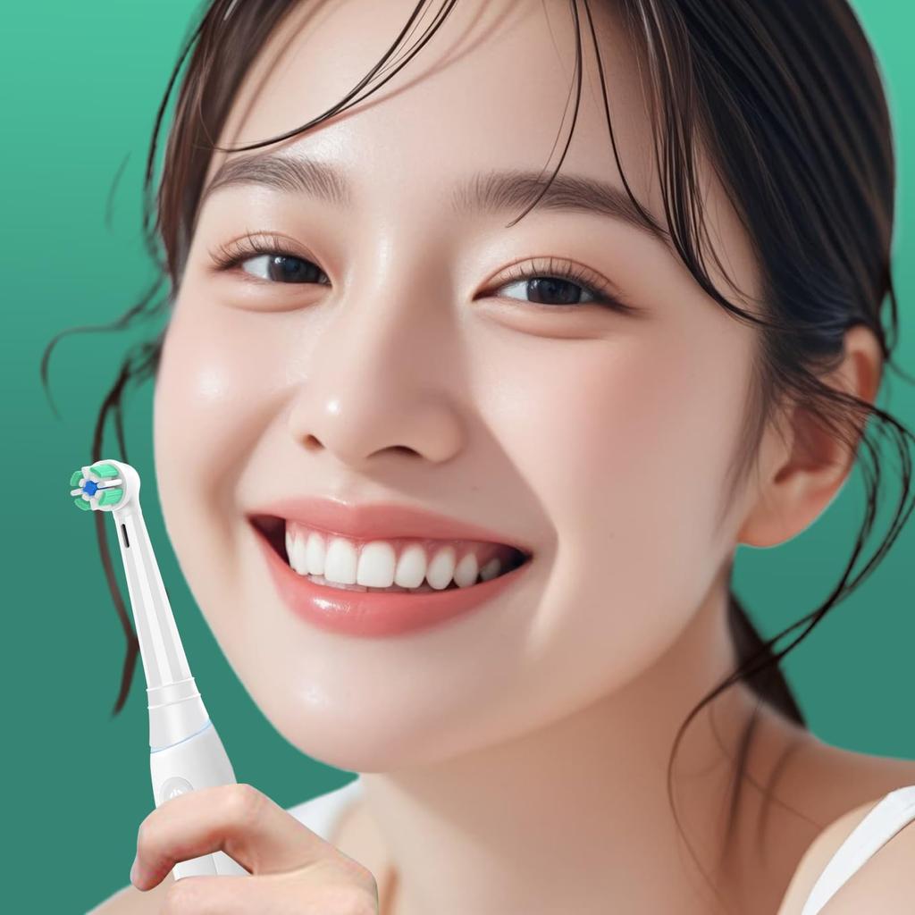 IO Сменные совместимые с iO Electric Gentle Ultimate Supply Белые насадки для зубных щеток Oral-B, Зубные щетки Oral-B 2/3/4/5/6/7/8/9/10, Уход, Чистка, 2 года (8