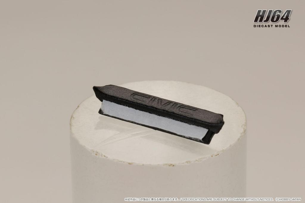 1/64 Honda Civic (Automatic Transmission) Late Version with Genuine Optional Parts, Red