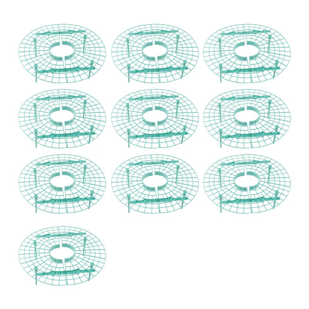 Strawberry Frame Holder, 10Pcs Balcony Garden Fruit Stand Gardening Strawberry Plant Frame Keeps Fruit Clean