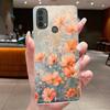 Case For Motorola MOTO E20 E30 E40 Clear Luxury Butterfly Fashion Flower Soft Silicone TPU Phone Cover for MOTO E40 E30 E20 Case