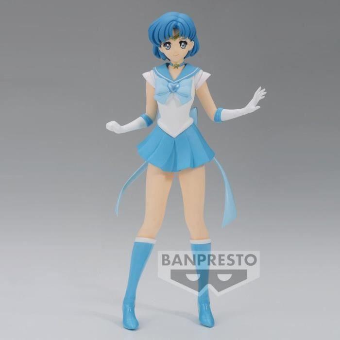 Figurine - BANDAI VISUAL - Sailor Moon Eternal - Mercure (ver.B) - Détails Soignés - Couleurs Vives