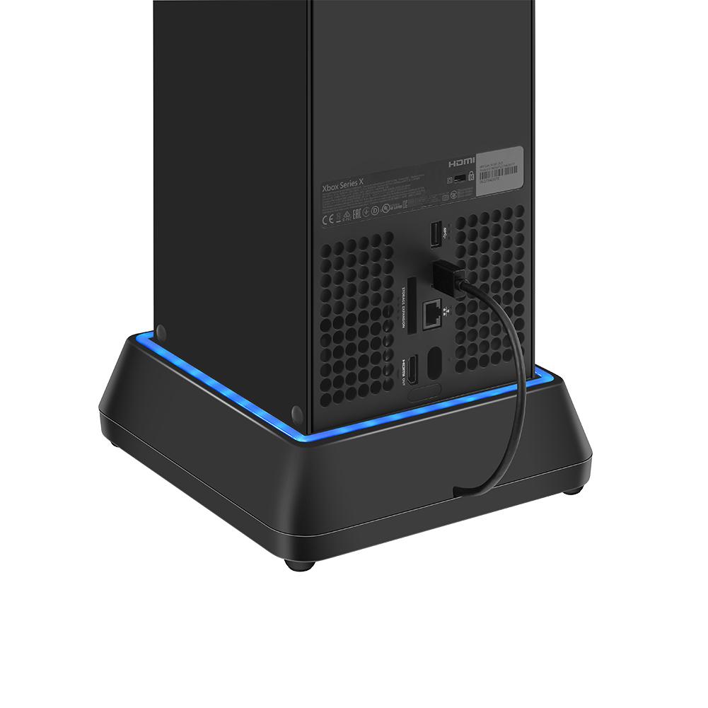 For Xbox Series X Console Cooling Base Touch Control RGB Colorful Light Cooling Fan Stand Bracket With 3 USB Port for Xbox S