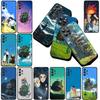 Для Samsung Galaxy S20 S22 S21 FE Ultra Plus A07 A17 A15 A16 A25 A57 A37 Чехол для телефона Howls Аниме Движущийся Мультяшный Замок