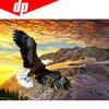 Орел Алмазная вышивка 5D DIY Алмазная картина Вышивка крестом Изображение Полный круглый бриллиант