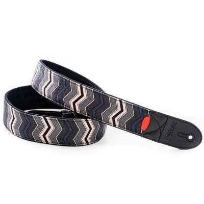 Ремешки 5см ZIGGY BLACK RightOn! Гитарный/басовый ремень, широкий, 80-145 см,
