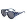 Men's Sunglasses Round UV400 Protective Glasses Vintage Retro Design Anti Glare Polarized Sunglasses
