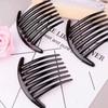 Черные заколки для девочек, вилка для волос, женские расчески для хвоста, объемные вставки, заколка для волос, инструмент для укладки волос, пышные аксессуары для волос