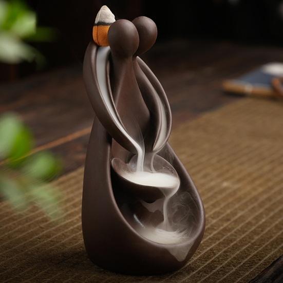 Декоративная поза для объятий, украшение прочного настольного орнамента, горелка с обратным потоком, домашний декор, горелка с обратным потоком