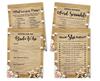 Inkdotpot Bachelorette Party Games Set Bundle Of 4(50 Sheets Each) W Miss To Mrs Gold Banner Beach Fun Bridal Shower Games