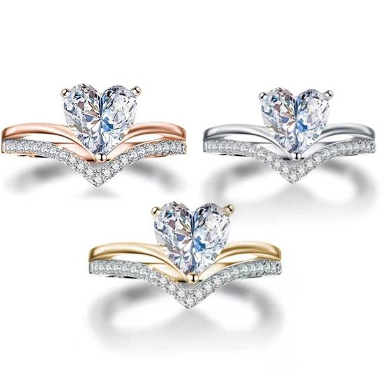 Кольцо на руку, изысканное мастерство, широкое применение, кольцо на палец в форме сердца, свадебные аксессуары